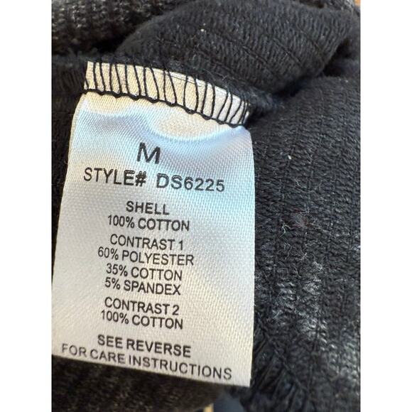 Oli & Hali‎ Hooded Button Up Corduroy Jacket Women's Medium Leopard Print Black - Picture 5 of 7